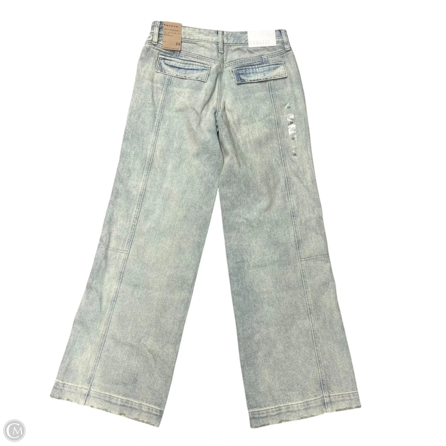 Jeans Wide Leg By Pacsun In Blue Denim, Size: 2