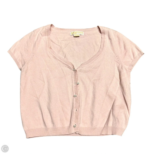 Cardigan By Michael By Michael Kors In Peach, Size: L