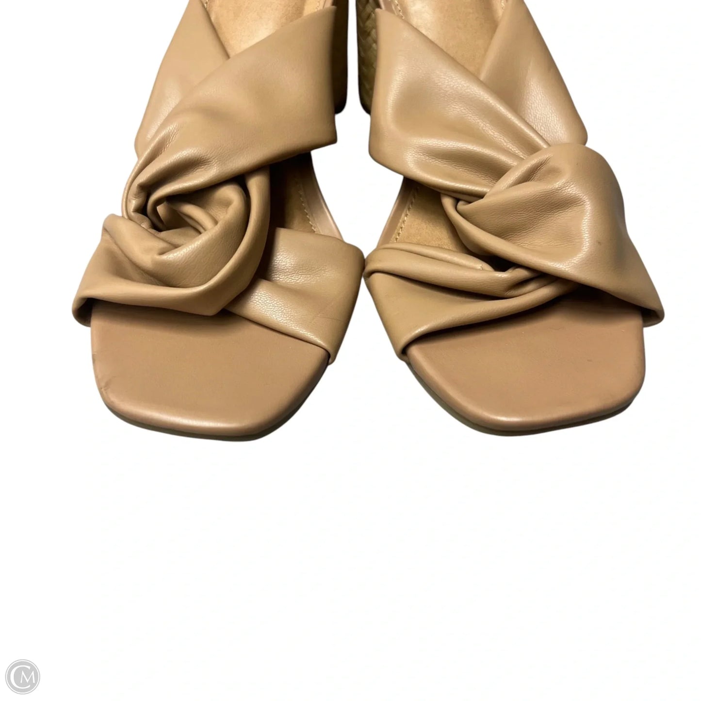 Sandals Heels Block By Dolce Vita In Tan, Size: 7.5