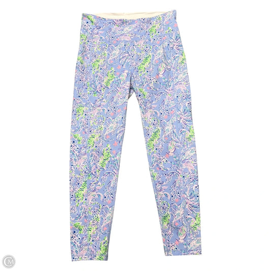 Pants Designer By Lilly Pulitzer In Blue & Green, Size: 12