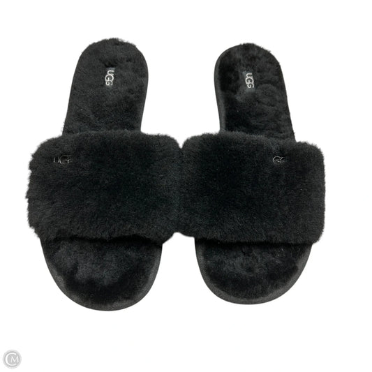 Sandals Designer By Ugg In Black, Size: 9