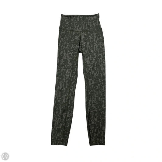 Athletic Leggings By Lululemon In Green, Size: 2