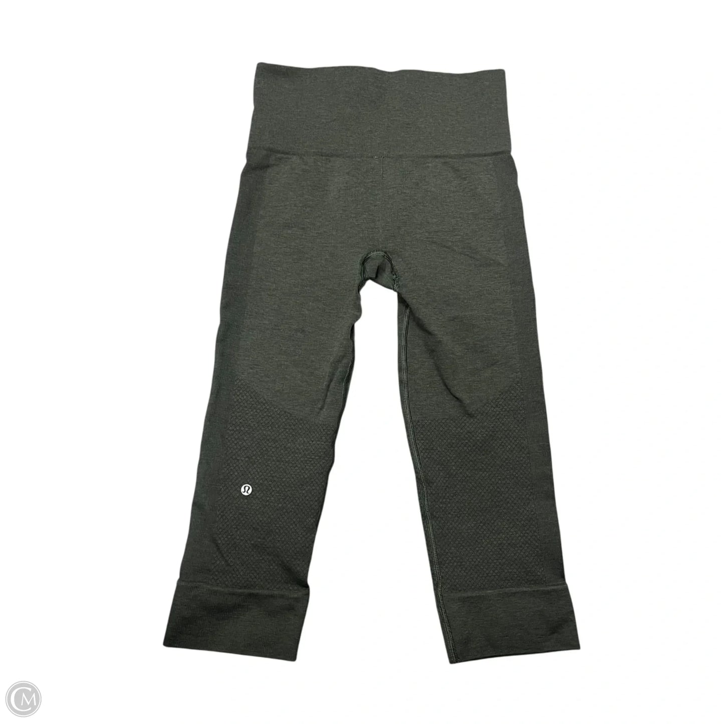 Athletic Leggings Capris By Lululemon In Green, Size: 2