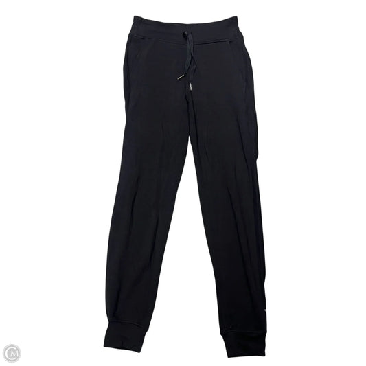 Athletic Pants By Lululemon In Black, Size: Xs