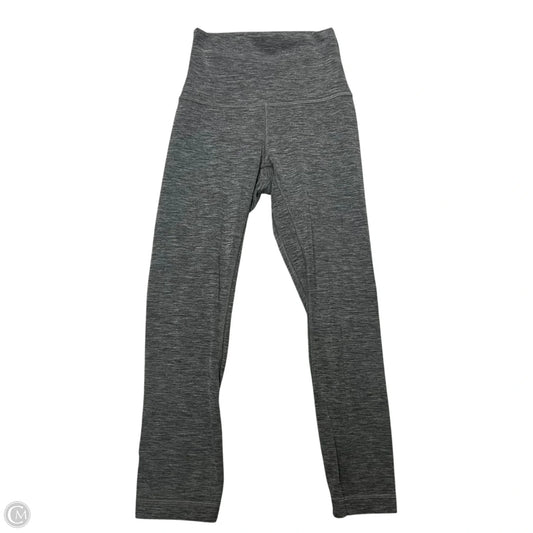 Athletic Leggings Capris By Lululemon In Grey, Size: 0