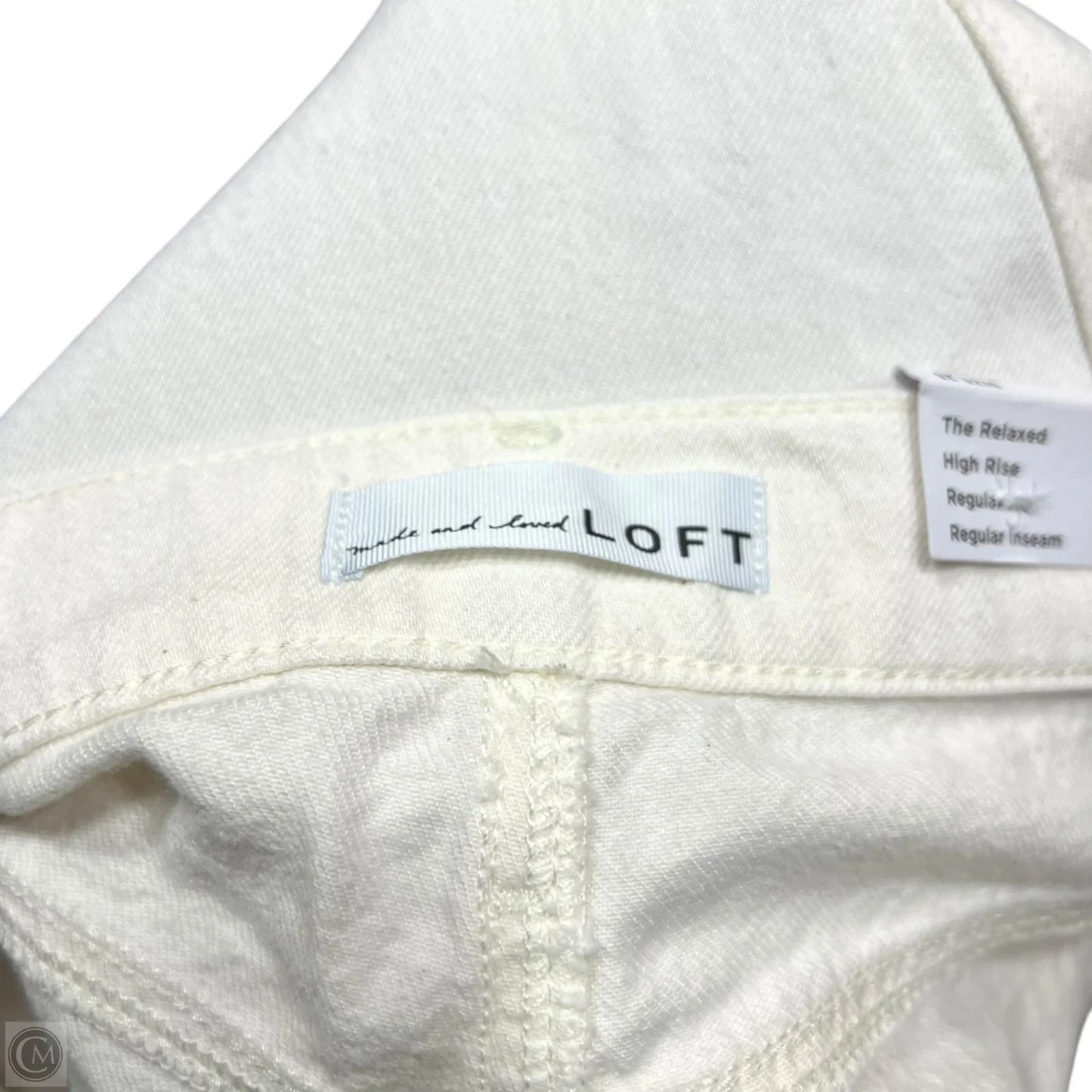 Jeans Straight By Loft In Beige, Size: 0
