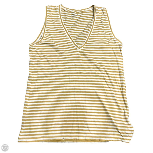 Top Sleeveless By Madewell In Yellow, Size: Xs