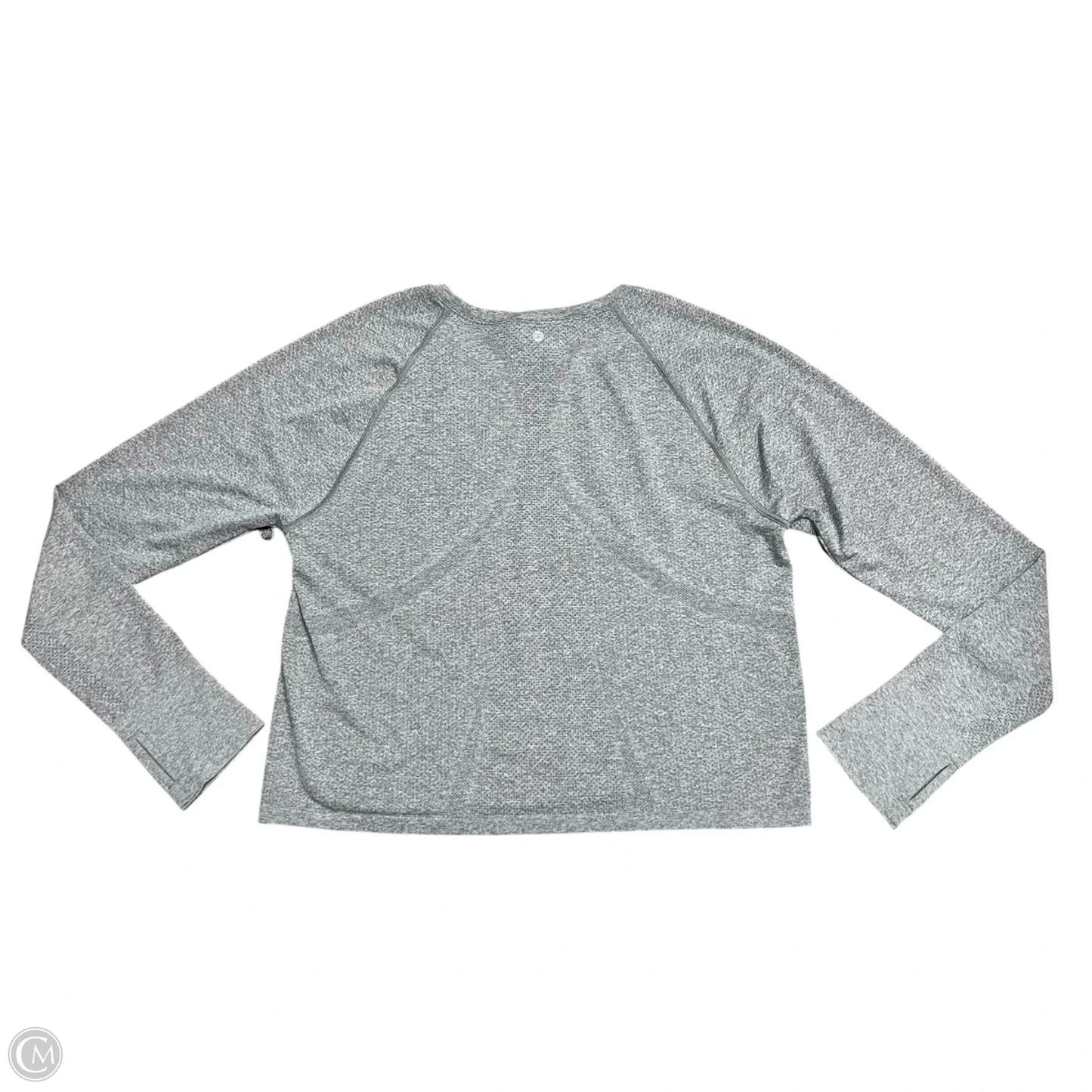 Athletic Top Long Sleeve Crewneck By Calia In Grey, Size: 2x