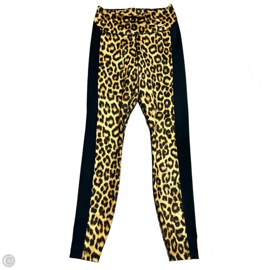 Athletic Leggings By Nike In Leopard Print, Size: Xs
