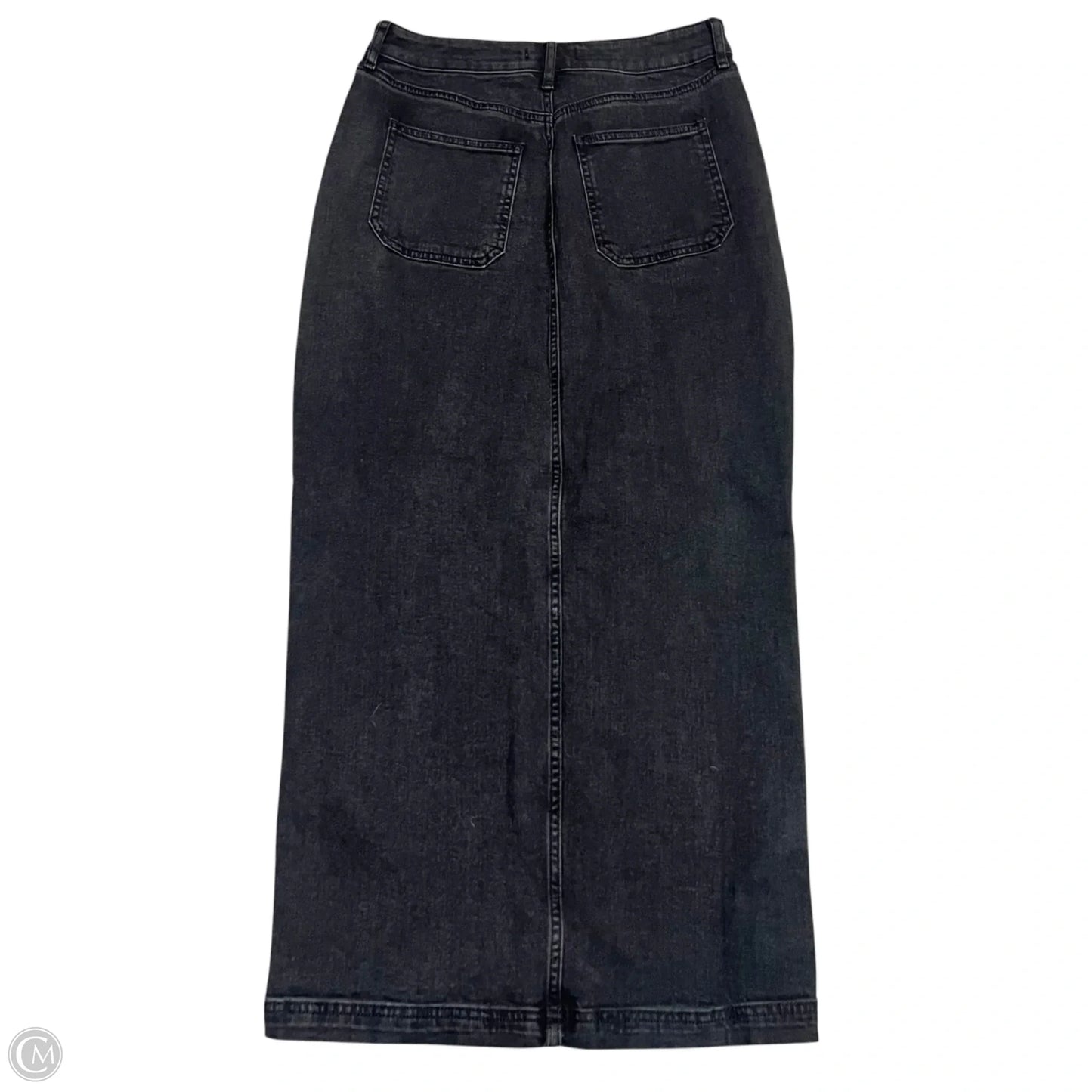 Skirt Maxi By Loft In Black Denim, Size: 0