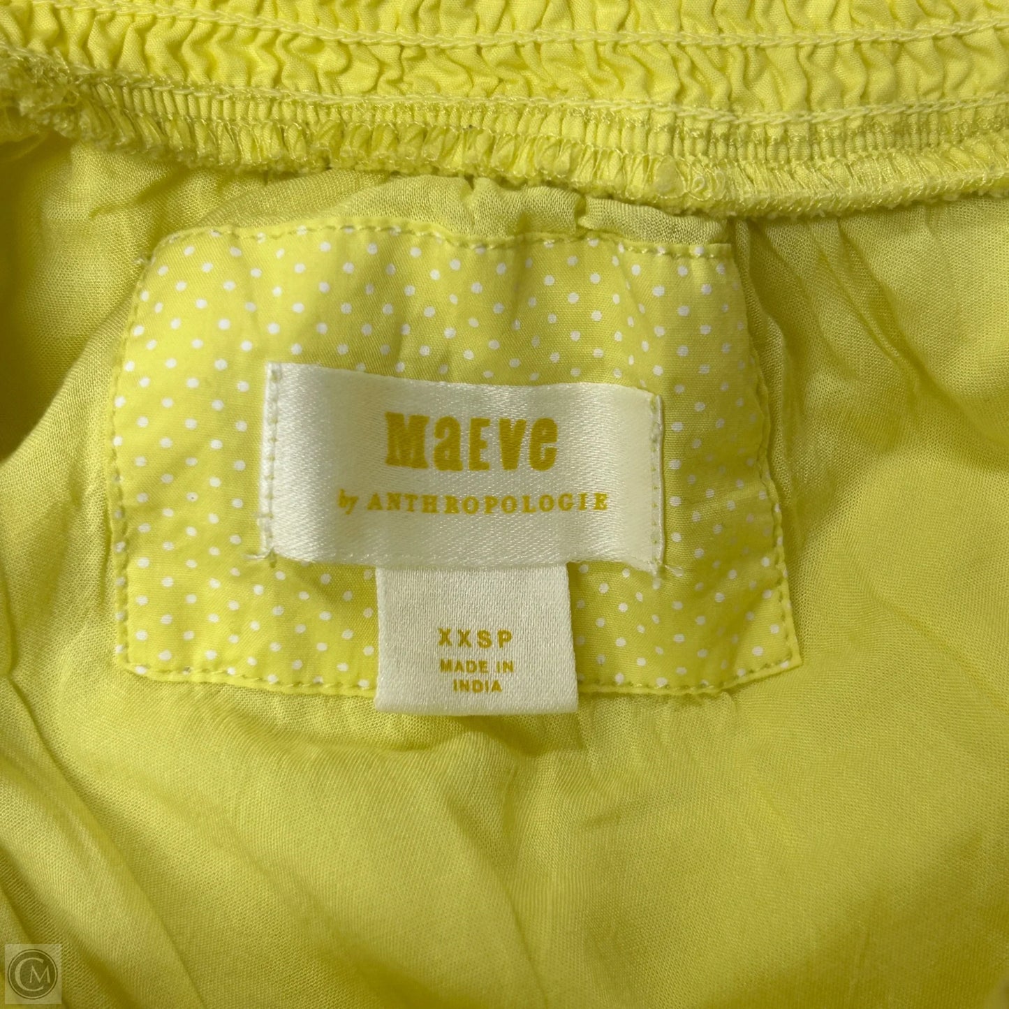 Dress Casual Maxi By Maeve In Yellow, Size: Xxsp