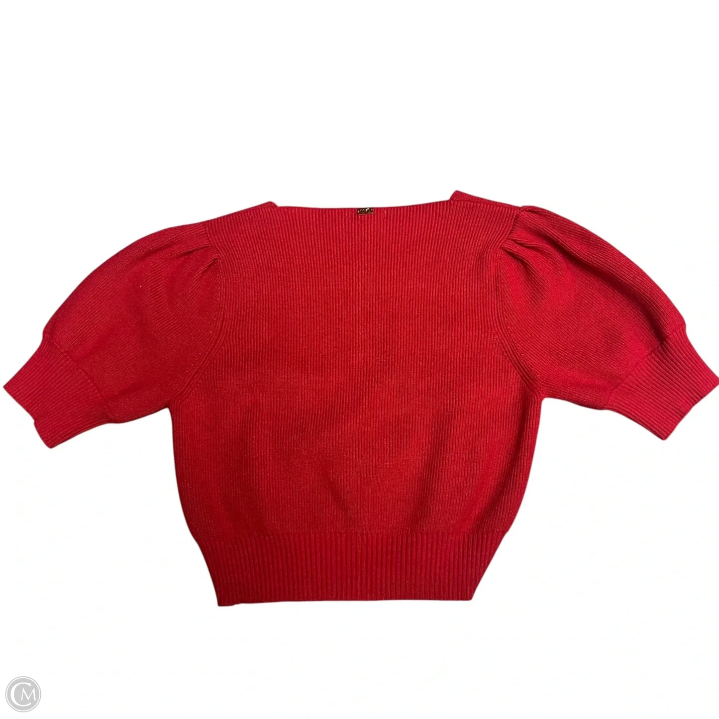 Sweater Short Sleeve By For Love & Lemons In Red, Size: M