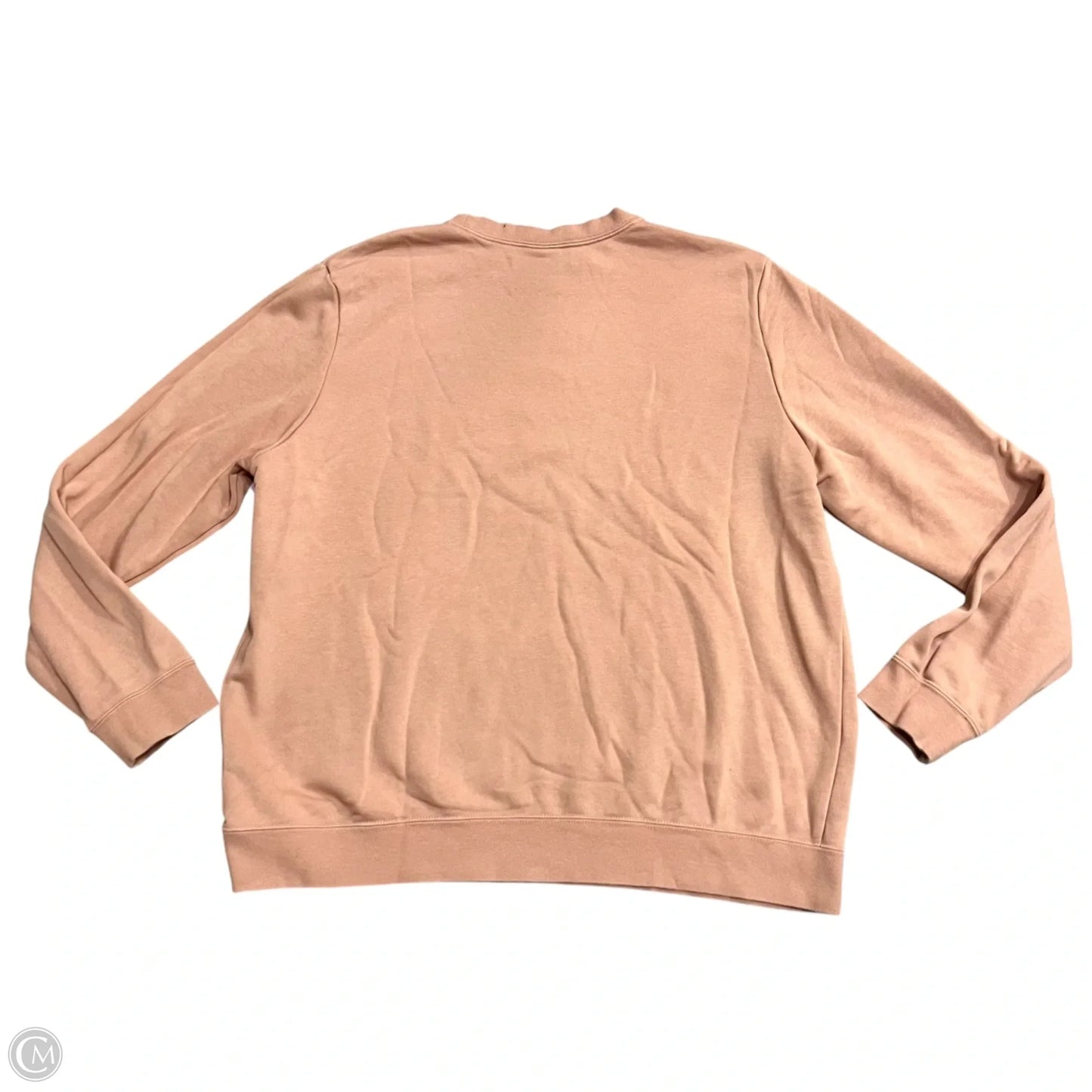 Athletic Sweatshirt Crewneck By Nike In Orange, Size: Xl