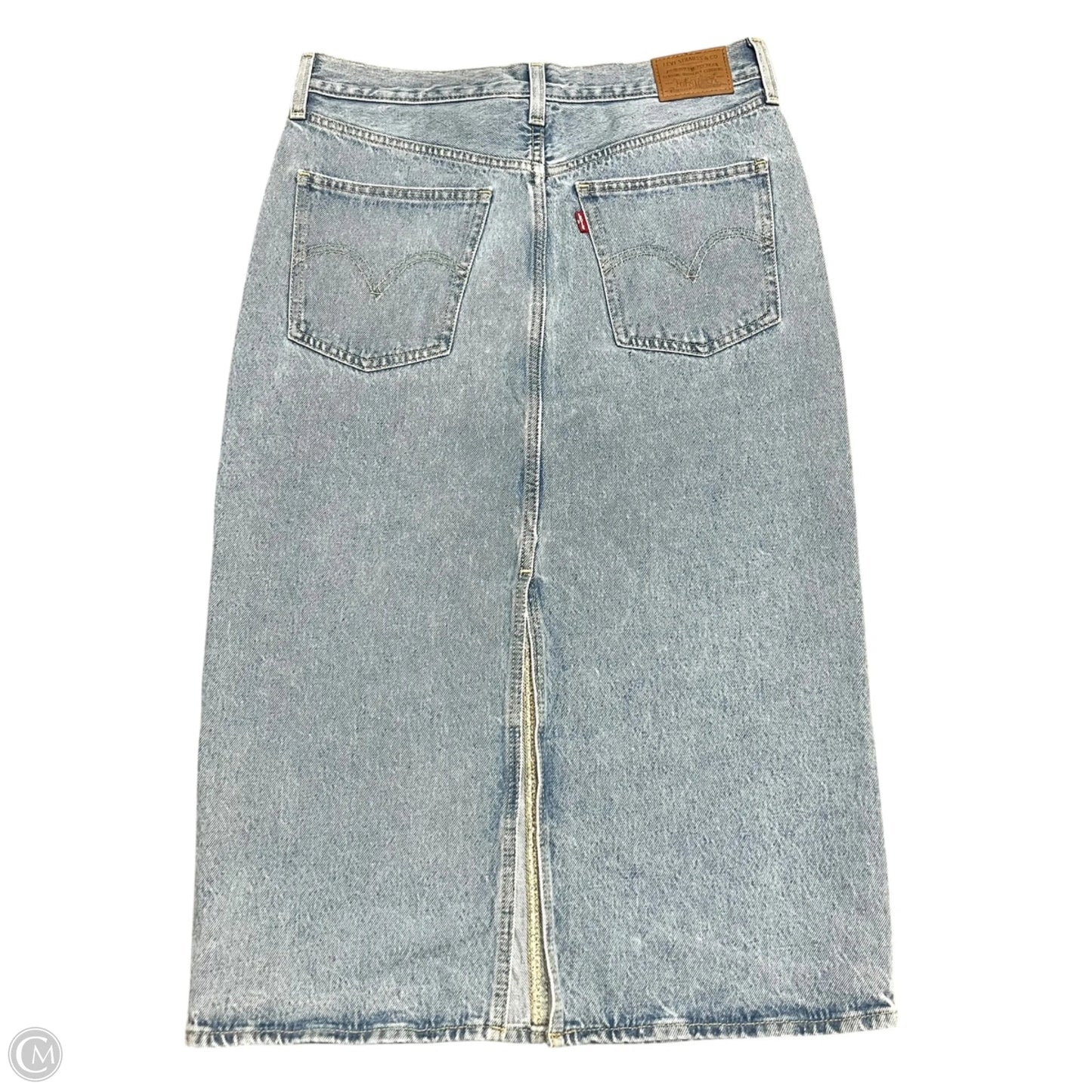 Skirt Maxi By Levis In Blue Denim, Size: 10