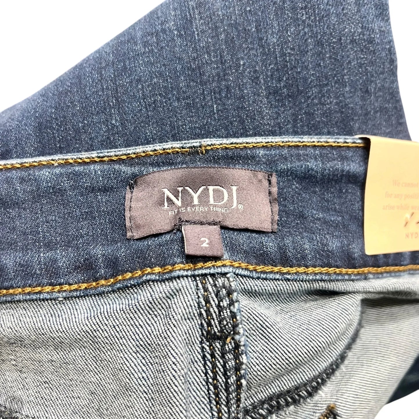 Jeans Straight By Not Your Daughters Jeans In Blue Denim, Size: 2
