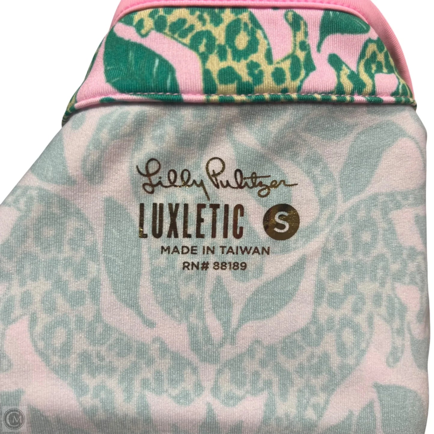 Sweatshirt Designer By Lilly Pulitzer In Green & Pink, Size: S