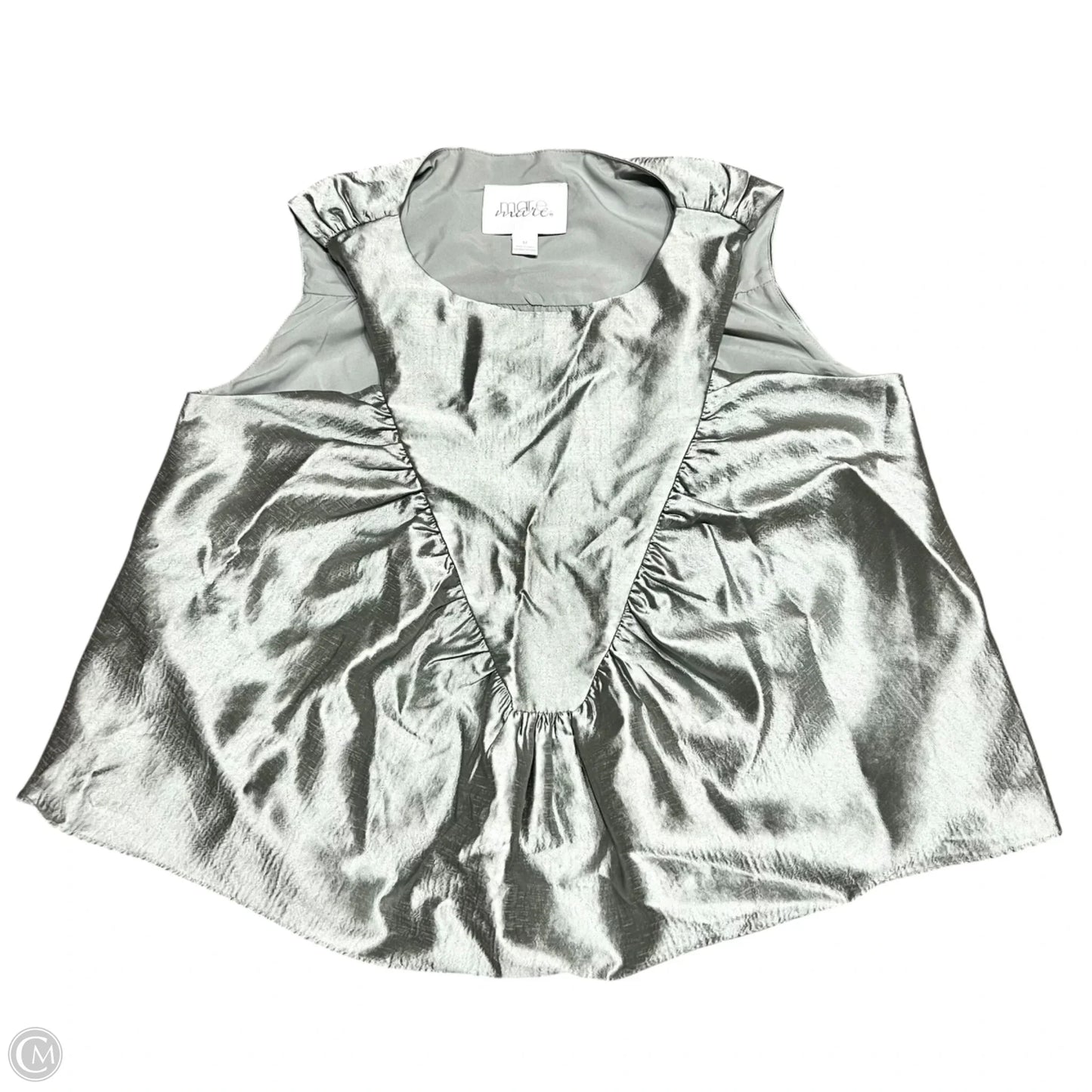 Top Sleeveless By Mare Mare In Green, Size: M