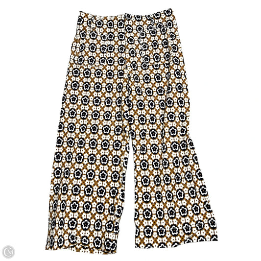 Pants Dress By Maeve In Blue & Tan, Size: 12