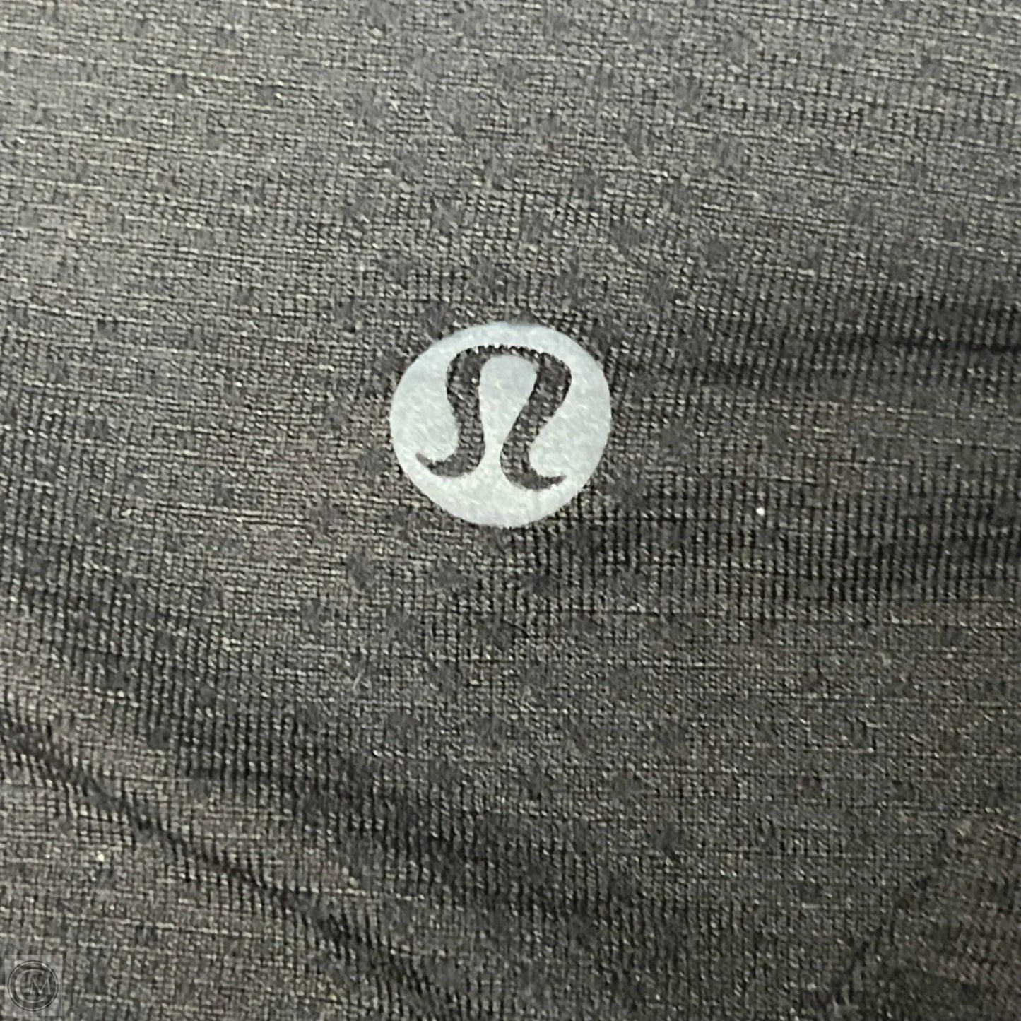 Athletic Top Short Sleeve By Lululemon In Black, Size: Xs