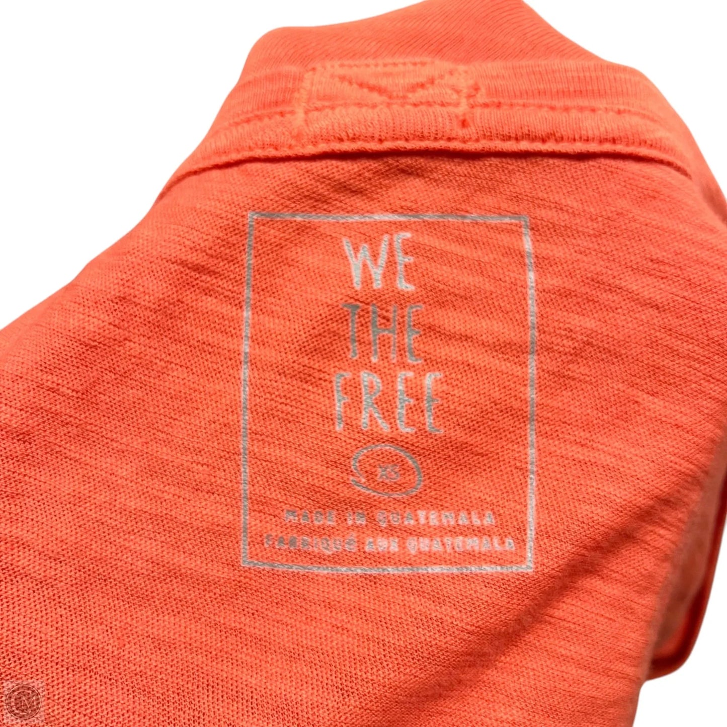 Top Short Sleeve By We The Free In Orange, Size: Xs