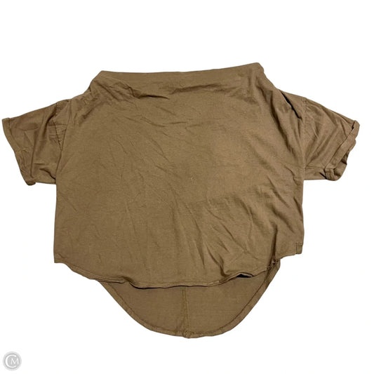 Top Short Sleeve By We The Free In Brown, Size: Xs