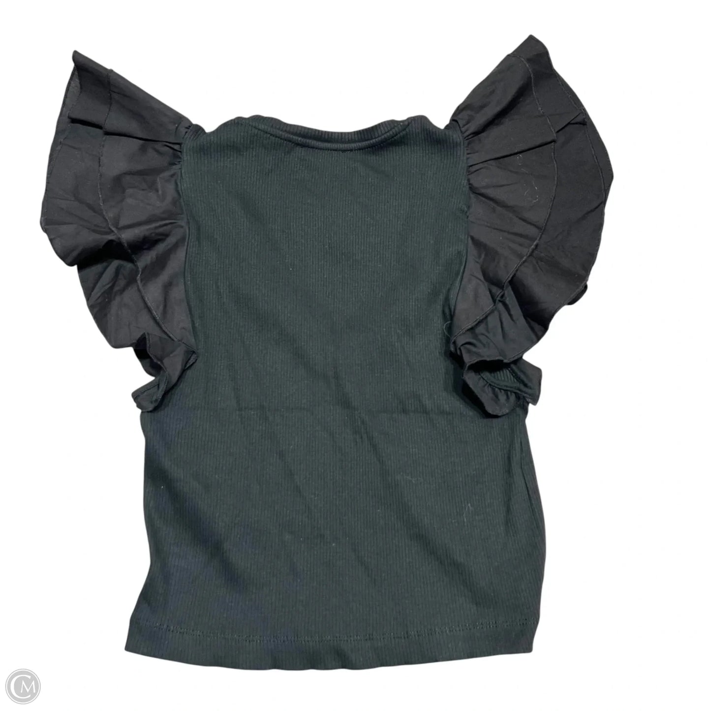Top Sleeveless By Zara In Black, Size: L