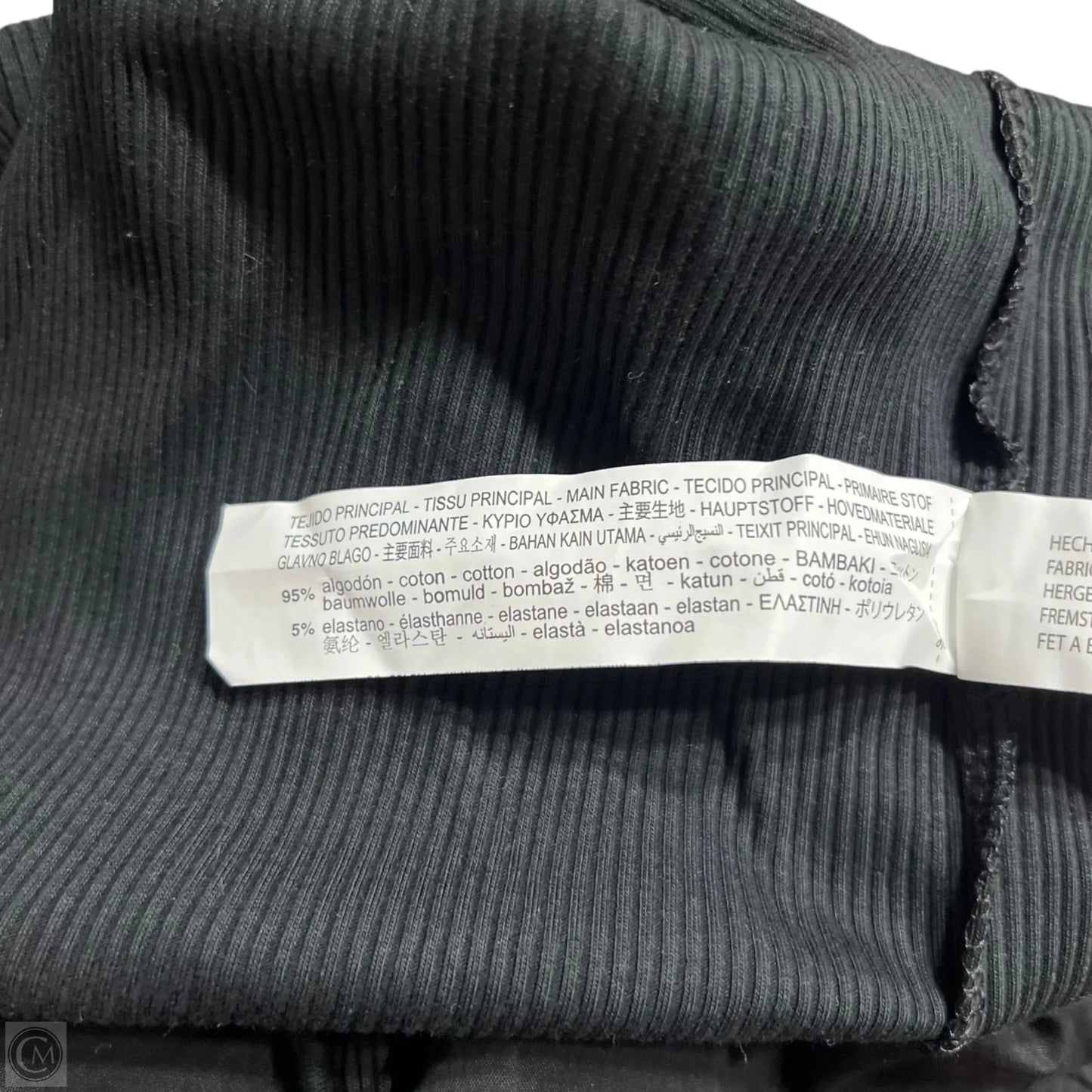 Top Sleeveless By Zara In Black, Size: L