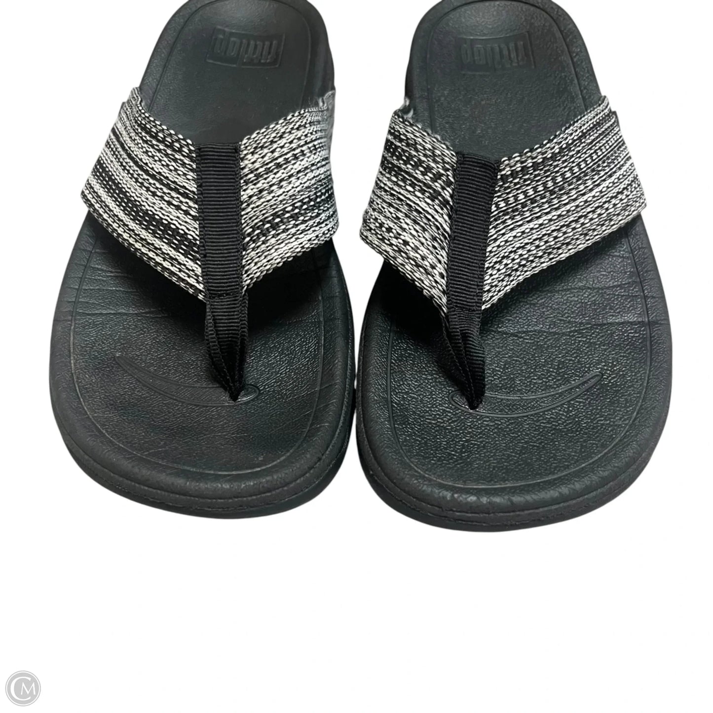 Sandals Flats By Fitflop In Black, Size: 7