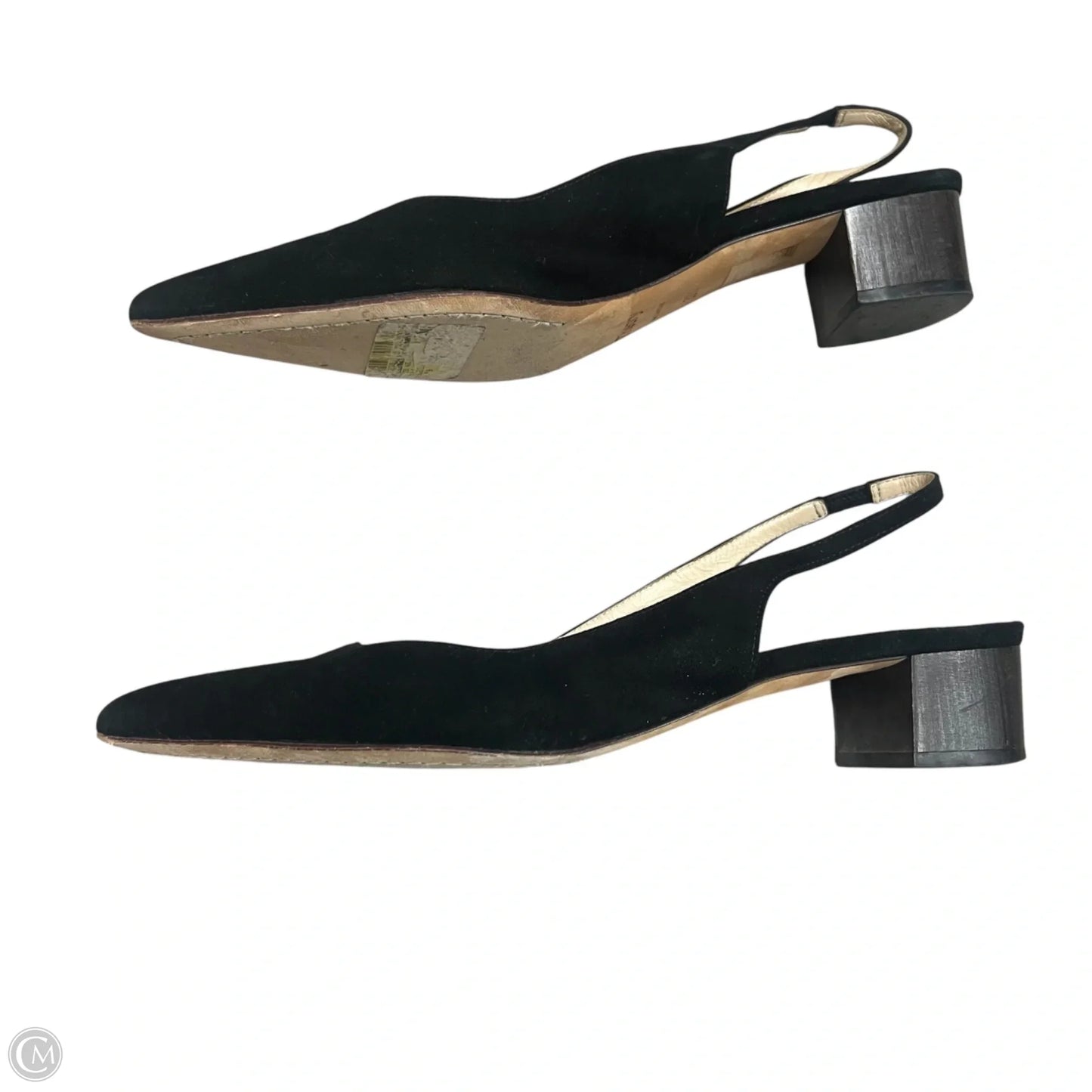 Shoes Heels Block By Theory In Black, Size: 9