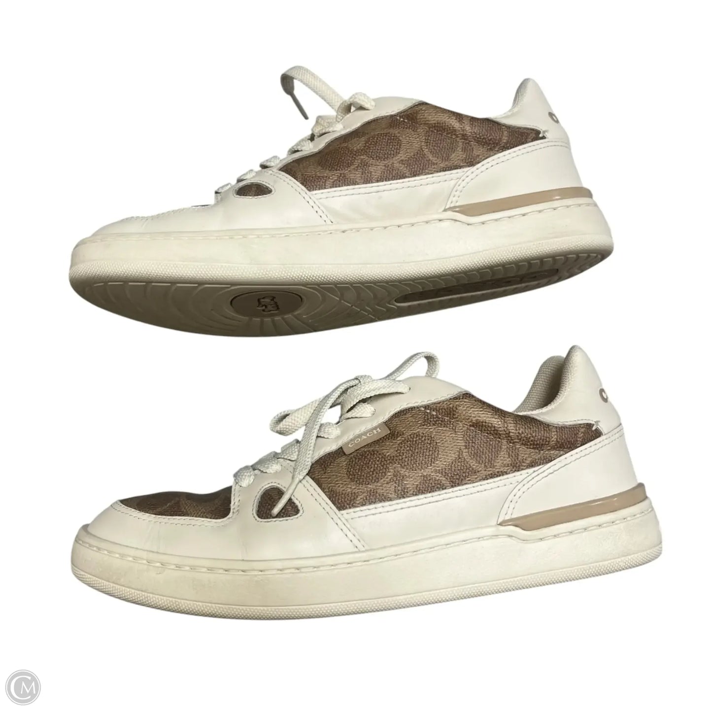 Shoes Designer By Coach In Brown & Cream, Size: 9