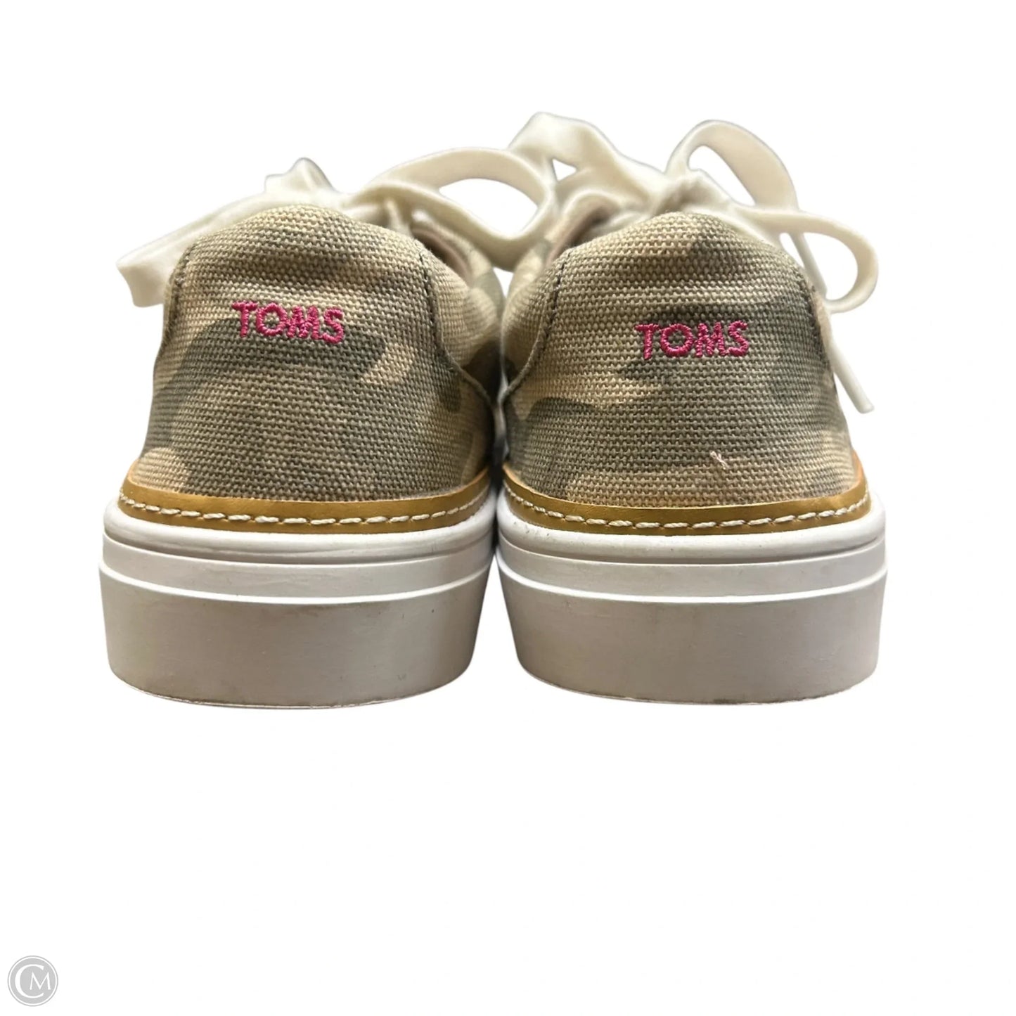Shoes Sneakers By Toms In Camouflage Print, Size: 7.5