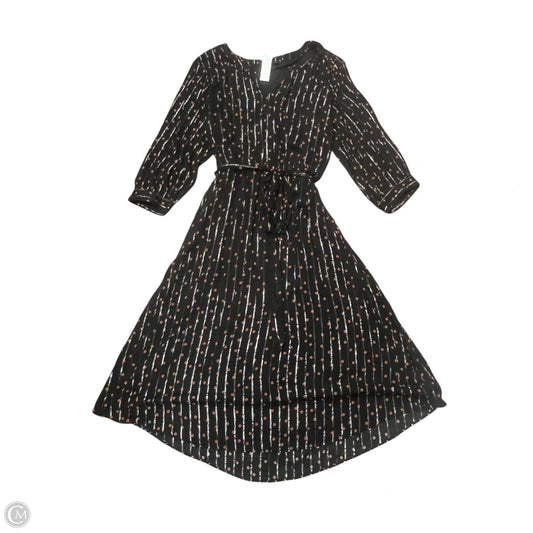 Dress Casual Maxi By Lane Bryant In Black & Orange, Size: 3x