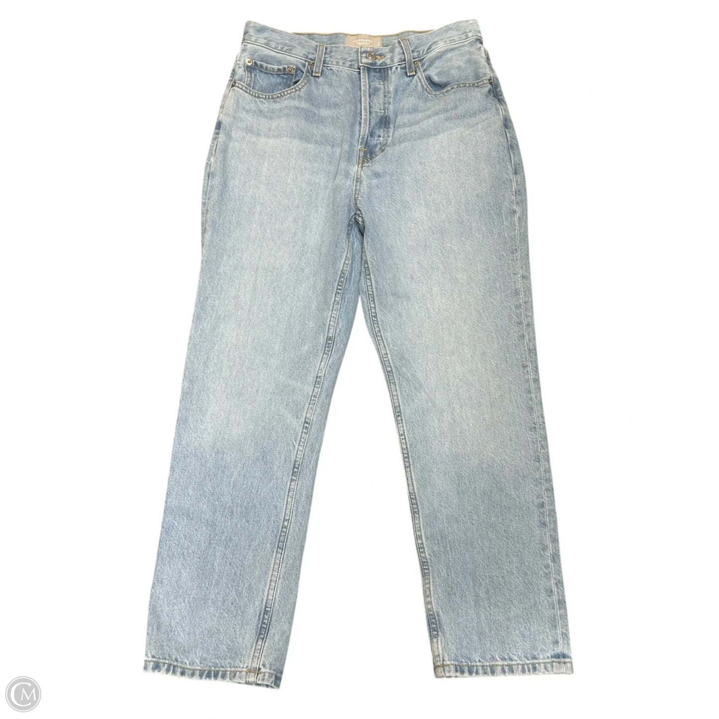 Jeans Straight By Everlane In Blue Denim, Size: 6