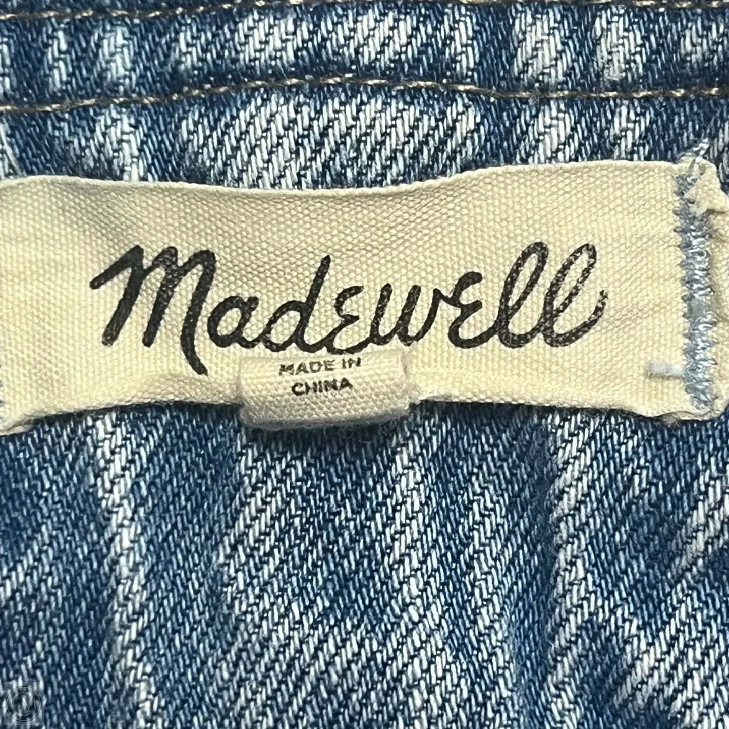 Shortalls By Madewell In Blue Denim, Size: M