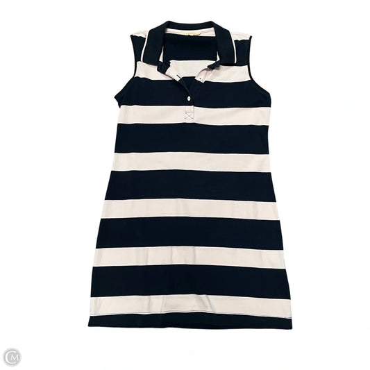 Dress Casual Short By Brooks Brothers In Blue & Pink, Size: M