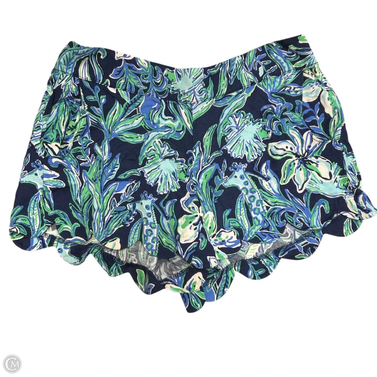 Shorts Designer By Lilly Pulitzer In Blue & Green, Size: 8