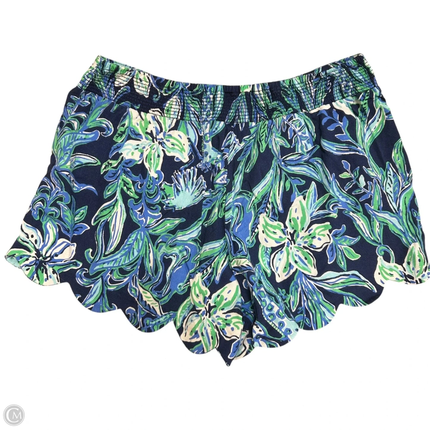 Shorts Designer By Lilly Pulitzer In Blue & Green, Size: 8