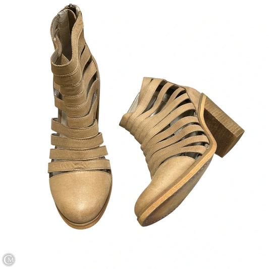 Shoes Heels Block By Hinge In Tan, Size: 8.5