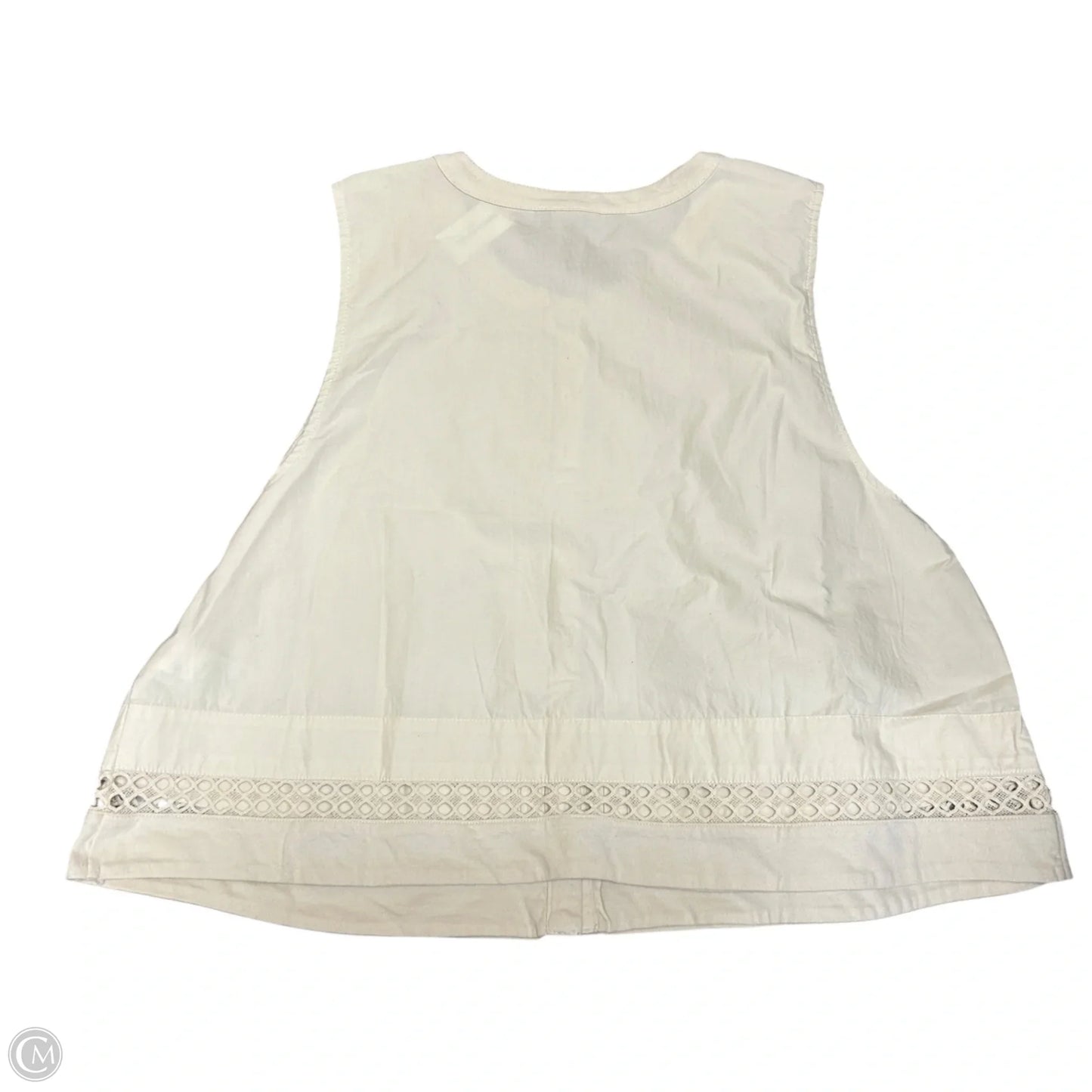 Top Sleeveless By Banana Republic In Tan, Size: L