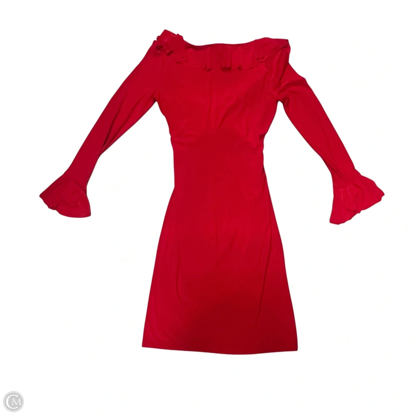 Dress Work By Lauren By Ralph Lauren In Red, Size: M