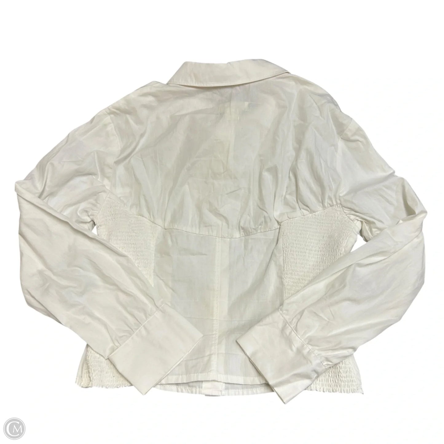 Top Long Sleeve By Maeve In Cream, Size: L