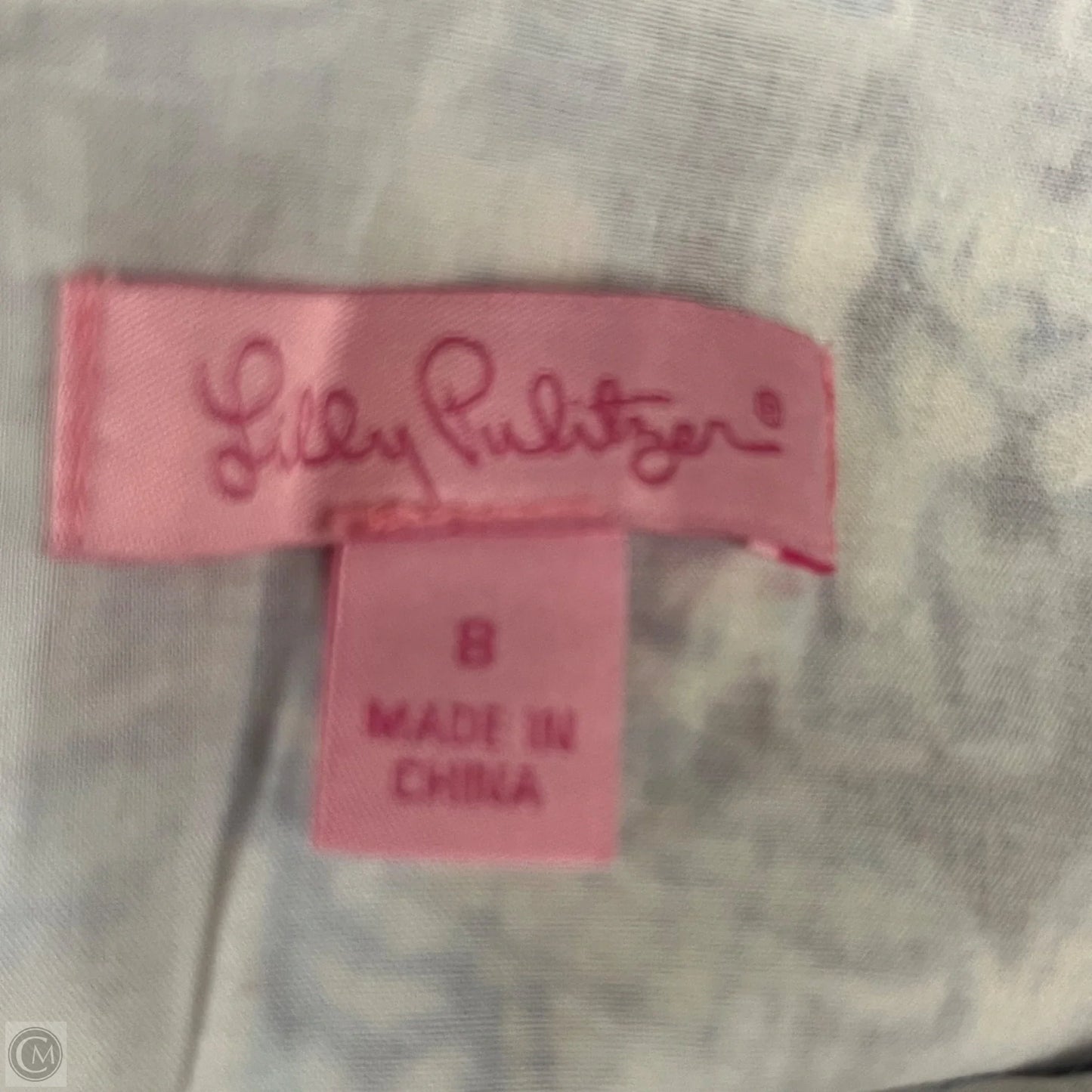 Dress Designer By Lilly Pulitzer In Blue & White, Size: M