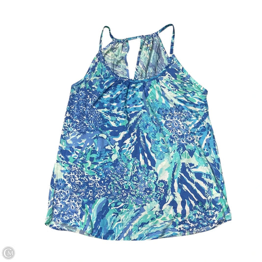 Top Sleeveless Designer By Lilly Pulitzer In Blue, Size: S