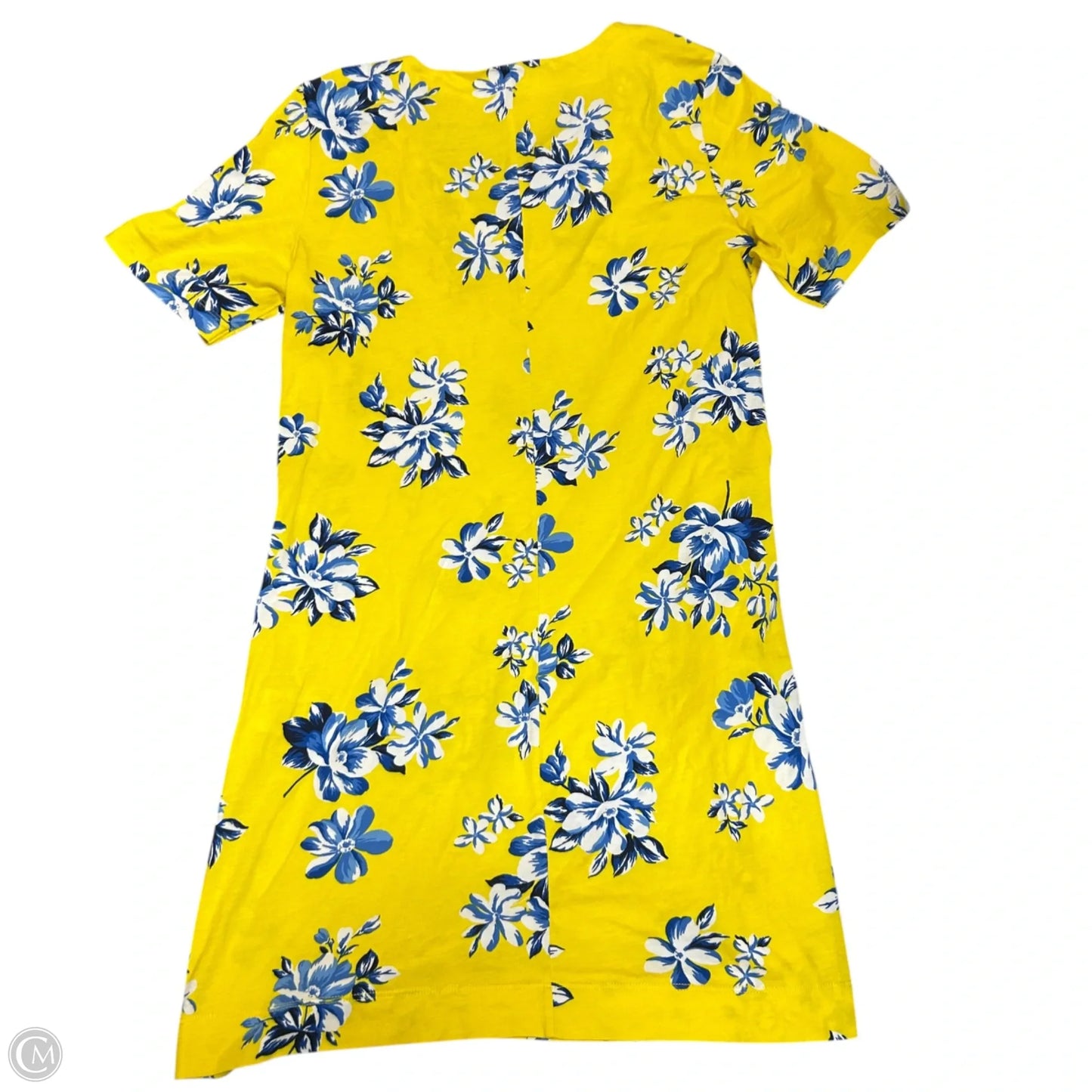 Dress Casual Short By Draper James In Blue & Yellow, Size: M