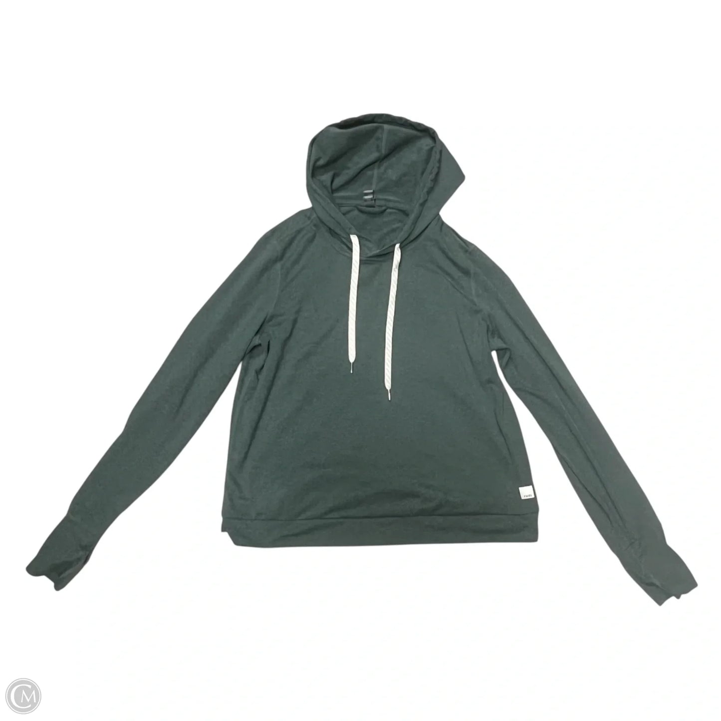 Athletic Sweatshirt Hoodie By Vuori In Green, Size: S