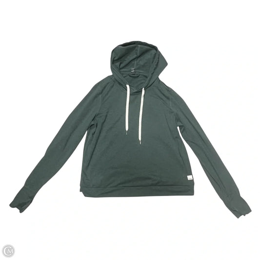 Athletic Sweatshirt Hoodie By Vuori In Green, Size: S