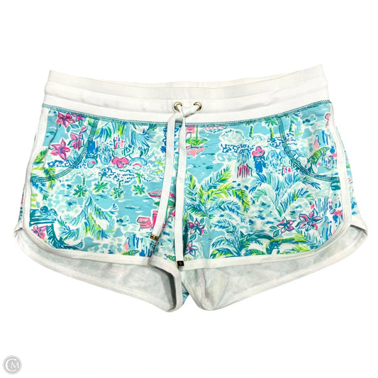 Shorts Designer By Lilly Pulitzer In Blue & White, Size: 4