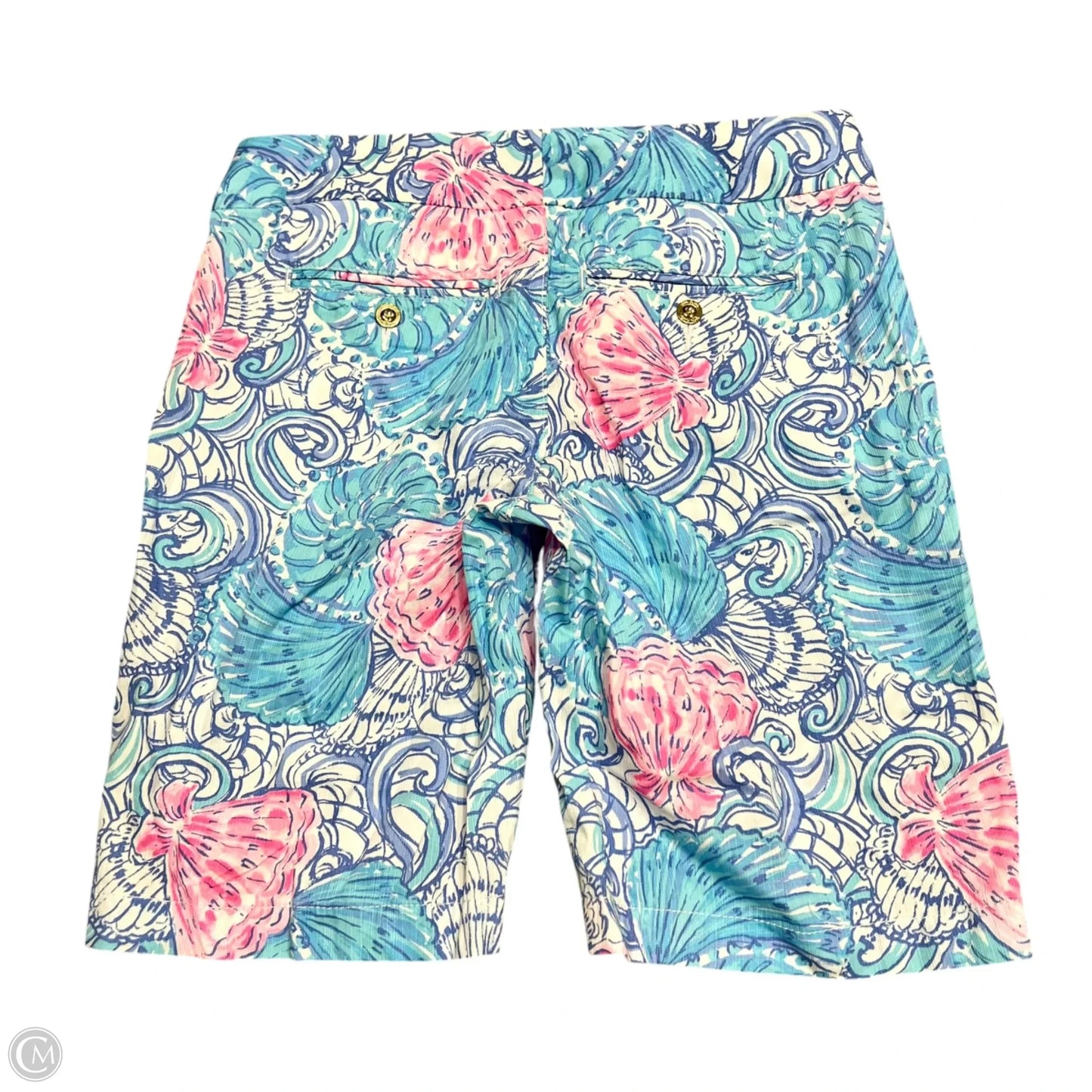 Shorts Designer By Lilly Pulitzer In Blue & Pink, Size: 2