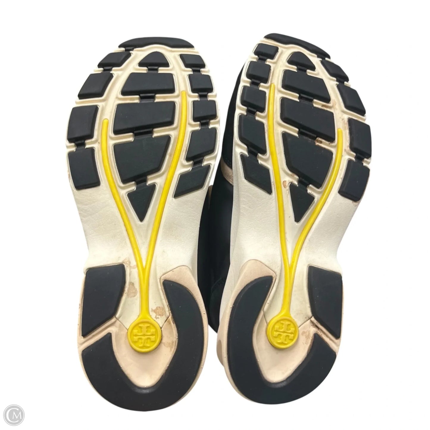 Shoes Designer By Tory Burch In Black & Cream, Size: 8