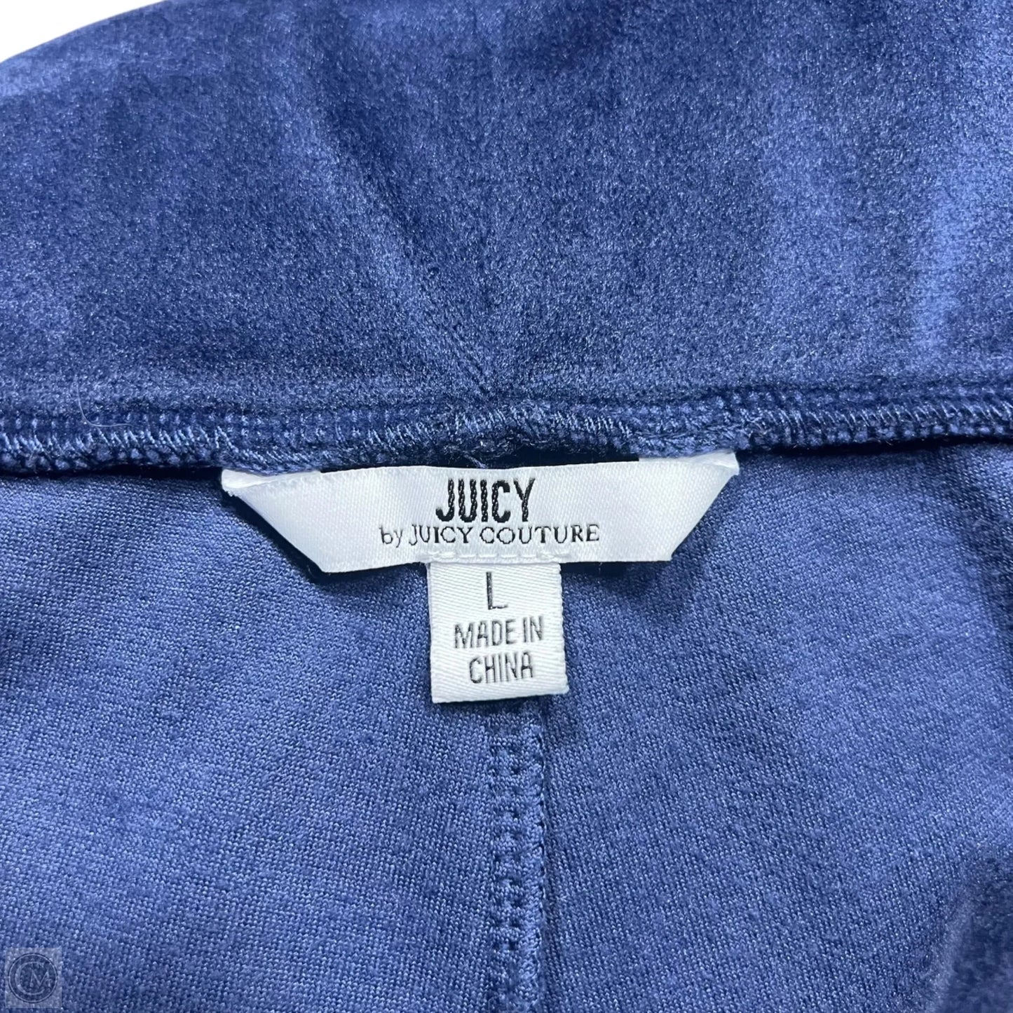 Pants Set 2pc By Juicy Couture In Navy, Size: L